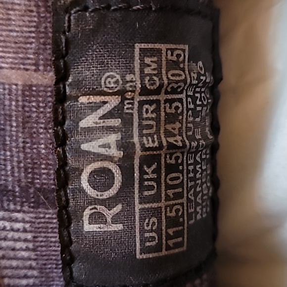 ROAN BY BEDSTU TOBIAS MEN'S BLACK LEATHER BOOTS SZ 11.5 - Picture 14 of 17